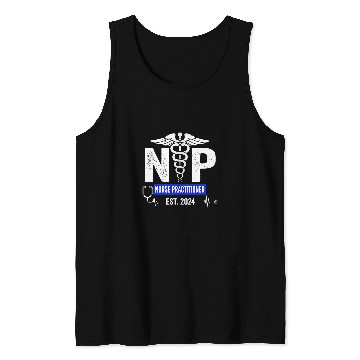 Discover nurses Practitioner Est 2024 Gift Graduation Grad Students Tank Tops