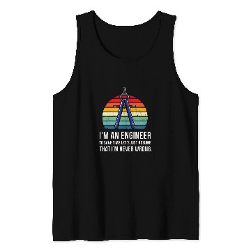 Discover Funny Drafting Construction Design Architect Engineer Gifts Tank Tops