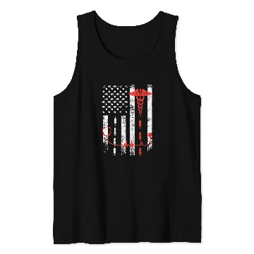 Discover nurses US American Flag Nursing Student America Tank Tops