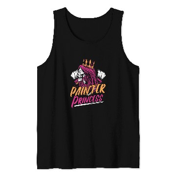 Discover Painting Princess Varnisher Paint Painter Tank Tops