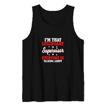 Discover Supervisor Boss Director Manager Coordinator Facilitator Tank Tops