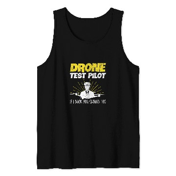 Discover Quadrocopter Flying Quote for a Drone Hobby Pilot Tank Tops