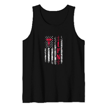 Discover LPN American Flag July 4th Licensed Practical nurses LPN Tank Tops