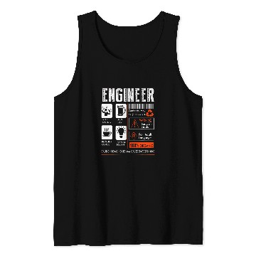 Discover Funny Engineer Engineering Student Tank Tops