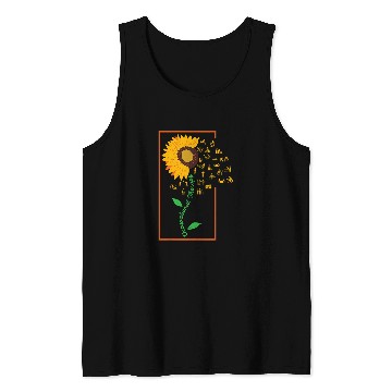 Discover Sunflower Occupational Therapy OT Therapist Tank Tops