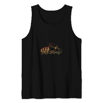 Discover Mens Truck Driver Long Distance Evolution Tank Tops