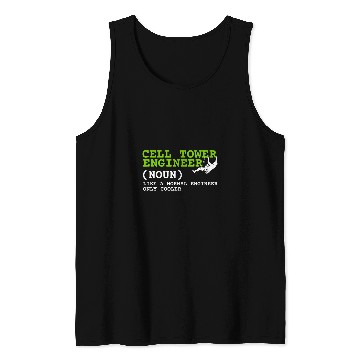 Discover Cell Tower Engineer Technicians And Tower Climber 2 Tank Tops