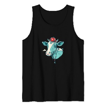 Discover medicals Nursing Cattle on nurses Cow Tank Tops