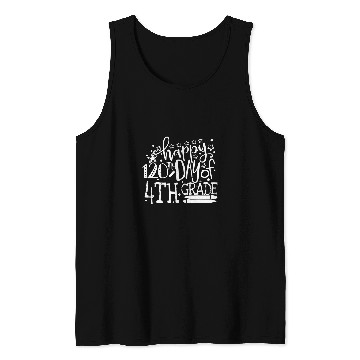 Discover Happy 120th Day of Fourth 4th Grade Teacher Student 120 Days 1 Tank Tops