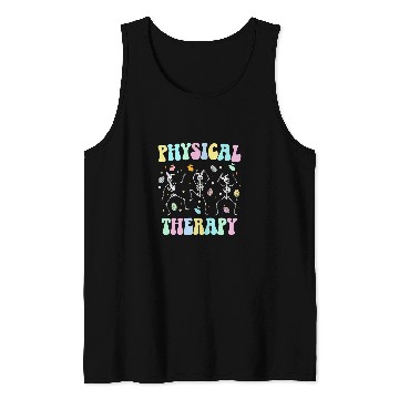 Discover Physical Therapy Easter Physical Therapist Easter Day 2024 Tank Tops