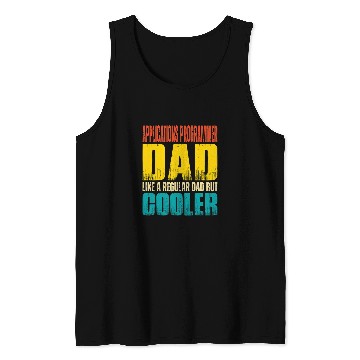 Discover Mens Applications Programmer Dad Like a Regular Dad but Cooler 1 Tank Tops