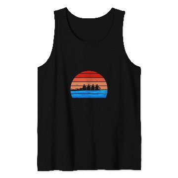 Discover Crew Boat Rowing Boat Sculling Lovers Rower Row Team 4 Tank Tops