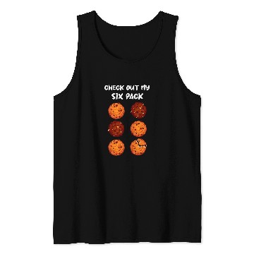 Discover Check Out My Six Pack Chocolate Chip Cookie Funny Workout Tank Tops