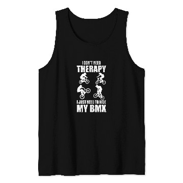 Discover BMX Therapy Bicycle Stunts BMX Motocross Tank Tops