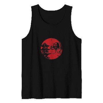 Discover BMX Japanese Red Sun BMX Accessories Tank Tops