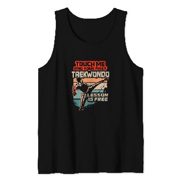 Discover Taekwondo Design for Martial Arts Training Tank Tops