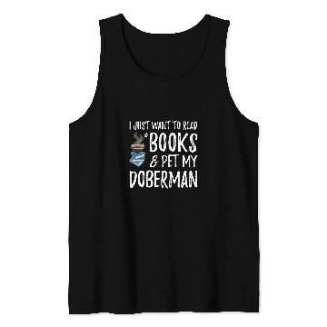 Discover Doberman Dog Lover Book Doberman Dog Mom Tank Tops