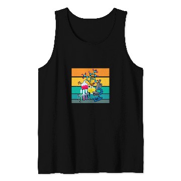 Discover Chemistry laboratory bacteriologist microbiologist Tank Tops