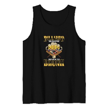 Discover Mens Pool Billiard For Pool Player Billiard Player 3 Tank Tops