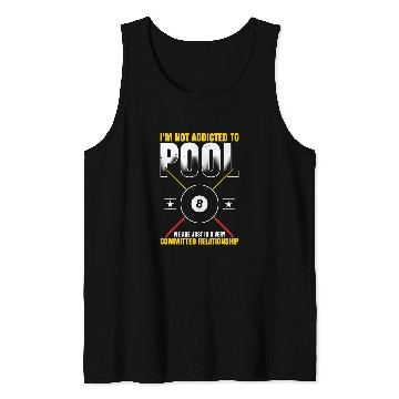 Discover Mens Pool Billiard For Pool Player Billiard Player 6 Tank Tops