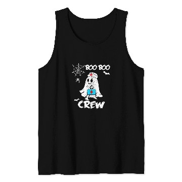 Discover Halloween Boo Boo Crew nurses Funny Women Funny Nursing Tank Tops