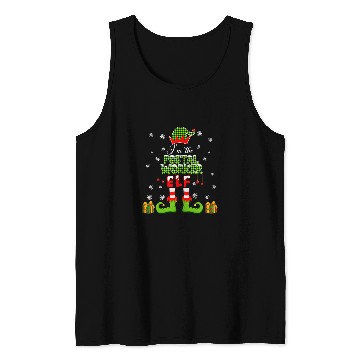 Discover Im The Postal Worker Elf Christmas Elf Costume Family Tank Tops