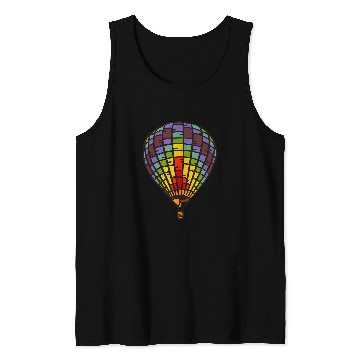Discover Soar High With Exquisite Air Balloon Design Tank Tops