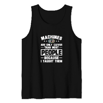Discover Machine Learning Engineer AI Specialist AI Programmer Tank Tops