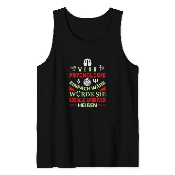 Discover If psychology would be easy for a student Tank Tops
