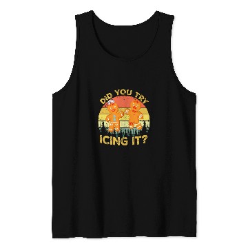 Discover vintages Christmas nurses Gingerbread Man Did You Try Icing It Tank Tops