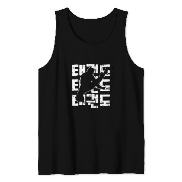 Discover Taekwondo Korean Martial Arts Silhouette for practitioner Tank Tops