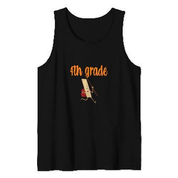 Discover Fourth Grade Cute 4th Grade Teacher Student Tank Tops