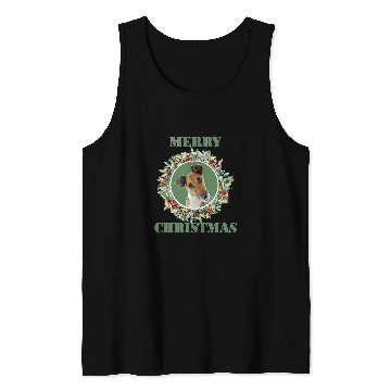 Discover Merry Christmas Fox Terrier Smooth Tank Tops