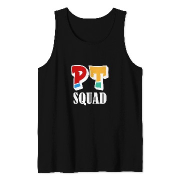 Discover PT Squad Physical Therapy Physical Therapist Assistant Tank Tops