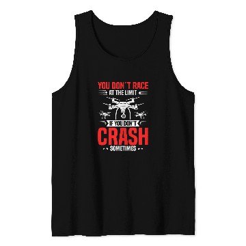 Discover FPV Drone Racer Racing Pilot Quadroctoper FPV Drone Pilot Tank Tops