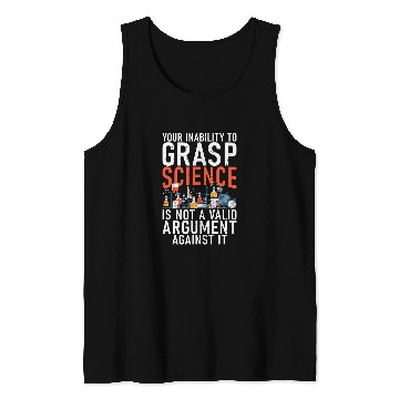 Discover Your Inability To Grasp Science Lover Scientist Physics Tank Tops
