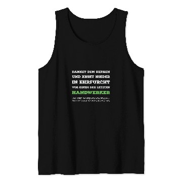 Discover Handwerker Hourly Bread Time Beer Masonry Painter Electricians Tank Tops