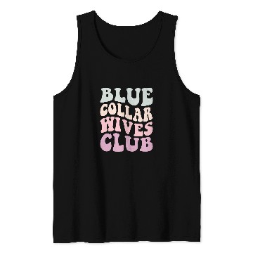 Discover Somebodys Spoiled Blue Collar Wife Funny Collar Worker Club Tank Tops