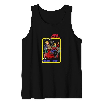 Discover Cult Book Club Satanic vintages Funny Retro Nostalgia Horror Tank Tops