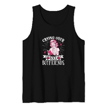 Discover Crying Over Book Boyfriends 1 Tank Tops