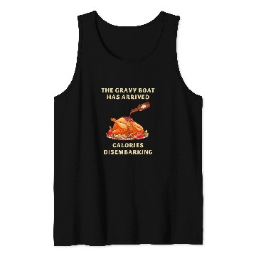 Discover Funny Thanksgiving Turkey Gravy Boat Lovers Tank Tops