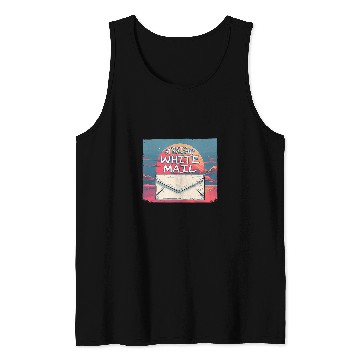 Discover Straight White Mail Postal Worker 1 Tank Tops
