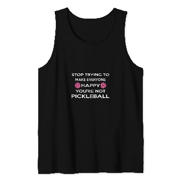 Discover Funny Pickleball Pun Youre Not Pickleball Pink Tank Tops
