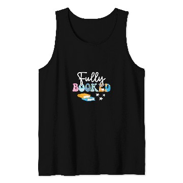 Discover Book Reader Fully Booked Tank Tops