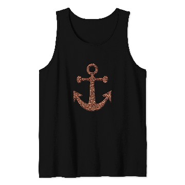 Discover Boat ship Anchor Coffee Beans Tank Tops