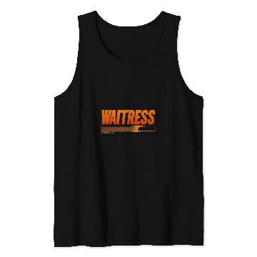 Discover Waitress Loading School Graduates Future Waitress Tank Tops