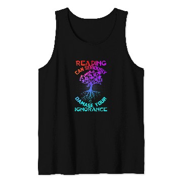 Discover Reading Book Meme Design For Book Lovers Readers Tank Tops