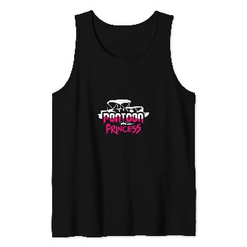 Discover Pontoon Princess Pontooning Boat Lover Funny 3 Tank Tops