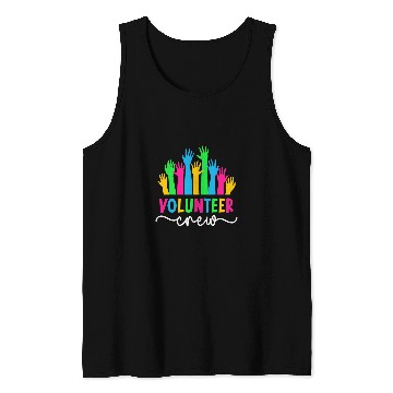 Discover Volunteer Crew Voluntary Worker Squad Volunteering Tank Tops