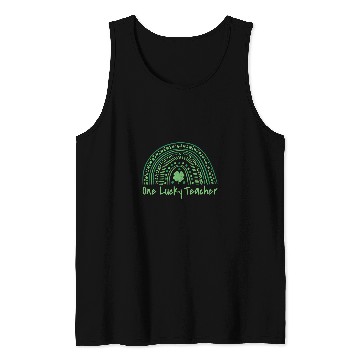 Discover VXLS Teacher Teaching homesschooling Education Shamrock Tank Tops